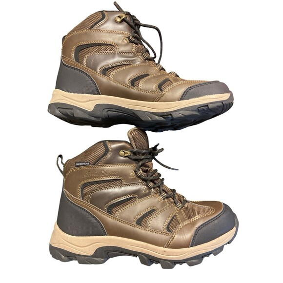 Eddie Bauer Mens Fairmont Brown Boots Leather‎ Lace Size 9 - Picture 7 of 11